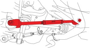 Subaru Baja Adjustable Arm - Rear - SPC Performance - Toe Adjustment - `00-`09